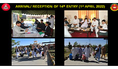 ARRIVAL/ RECEPTION OF 14th ENTRY (1st APRIL 2022)