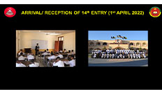 ARRIVAL/ RECEPTION OF 14th ENTRY (1st APRIL 2022)